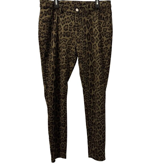 Adore Leopard Print Skinny Pants  Sz Small Stretch Pants. NWT - Picture 1 of 12